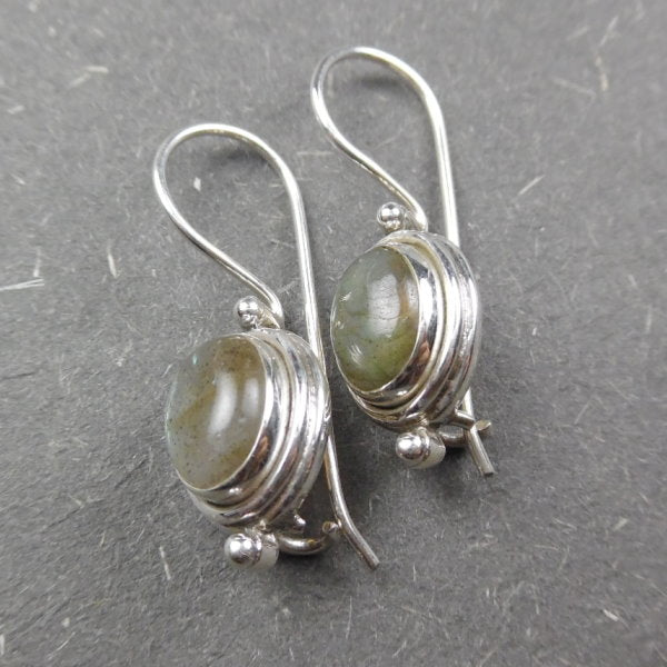 Sterling Silver Labradorite Dangle Earrings